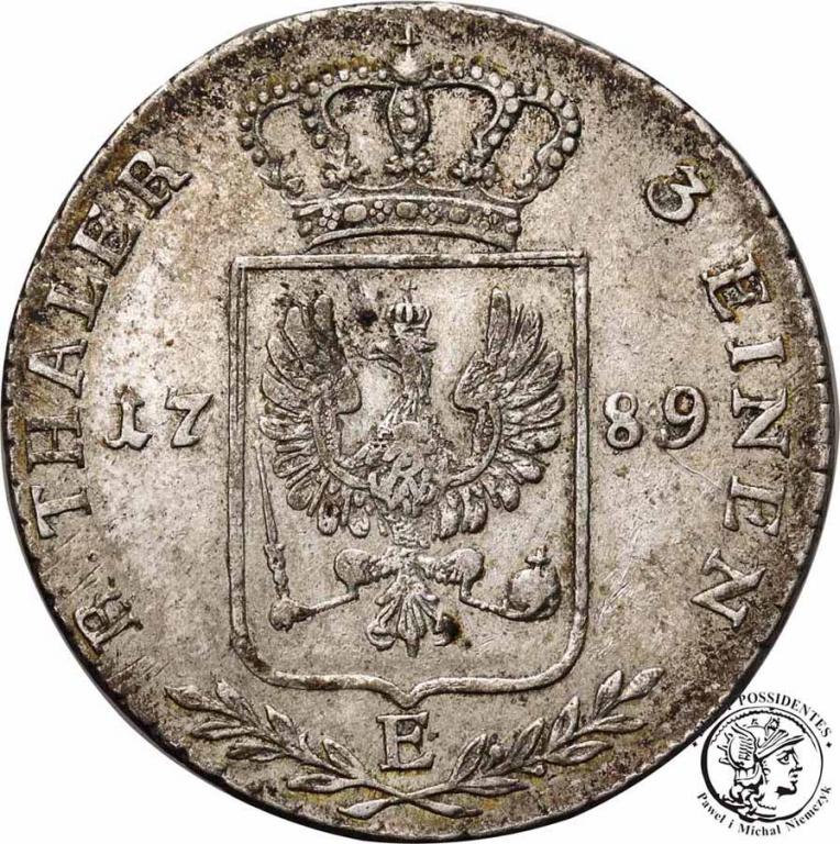 Niemcy Prusy Wsch 1/3 Talara 1789 E Królewiec st3+
