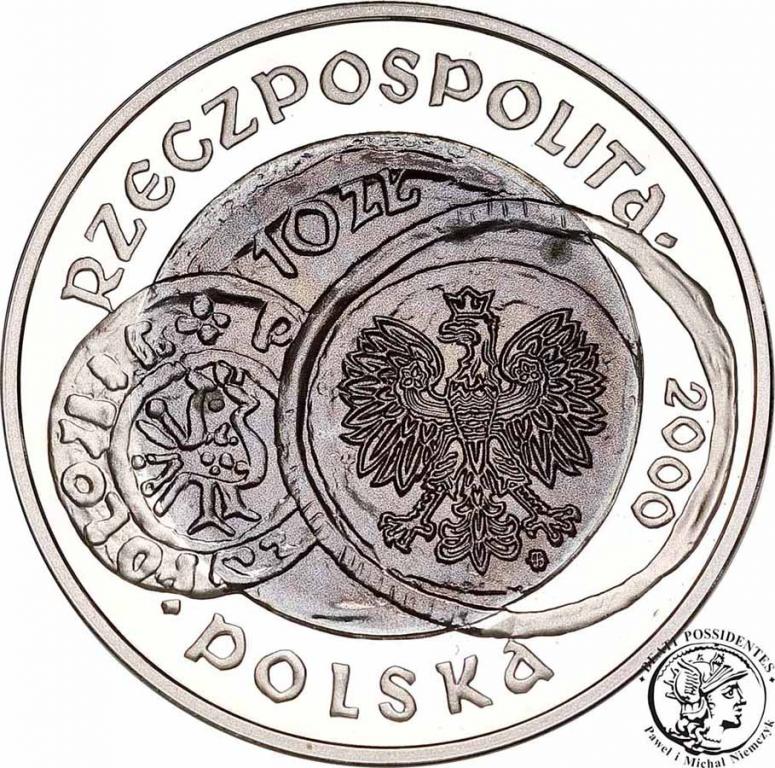 Polska III RP 10 złotych 2000 Gniezno st.L