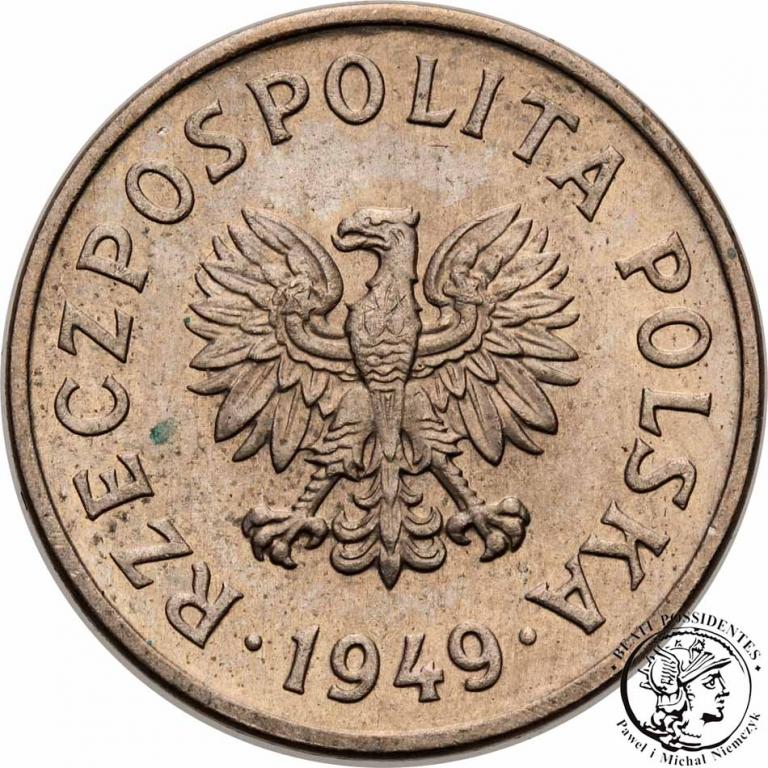 Polska PRL 20 groszy 1949 CuNi st. 1/1-