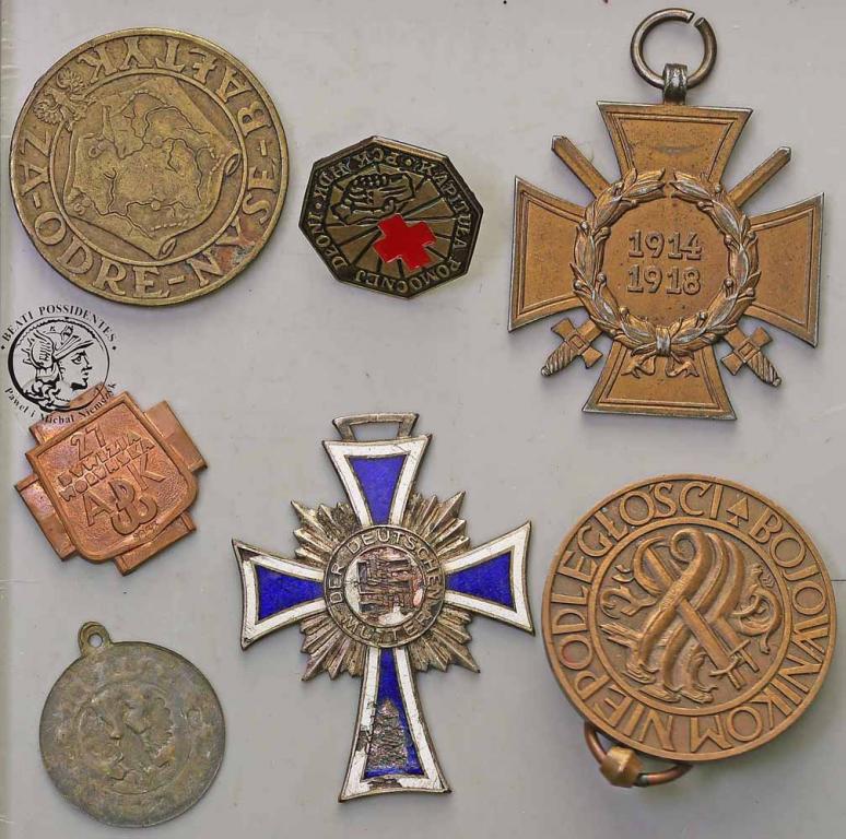 Polska Medal Niepodległości + inne lot 7 sztuk