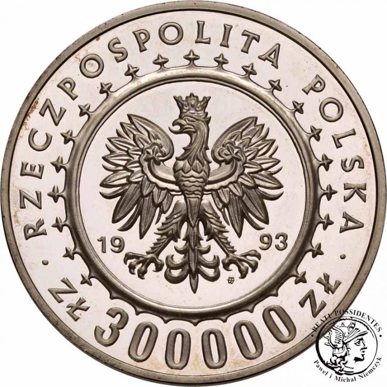 III RP 300 000 złotych 1993 Zamek w Łańcucie st.L-