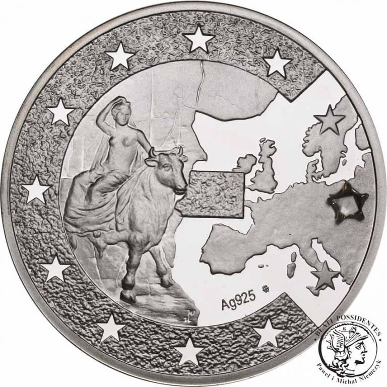 Wejście Polski do Unii Europejskiej medal srebro L