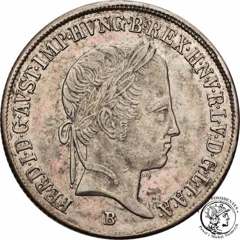 Węgry 20 krajcarów 1848 B st. 2
