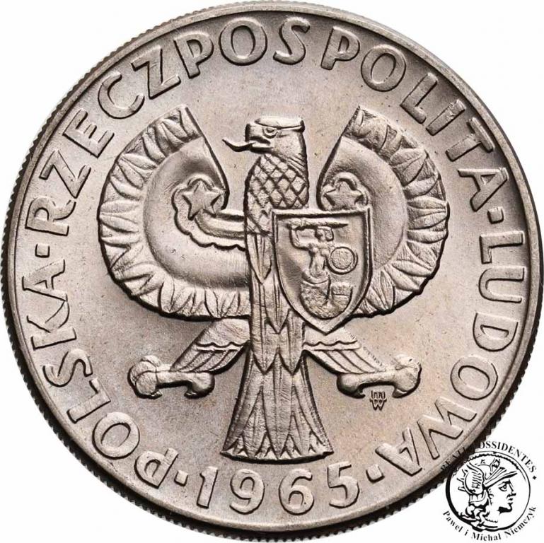 PRÓBA CuNi 10 złotych 1965 700 lat Warszawy st1/1-