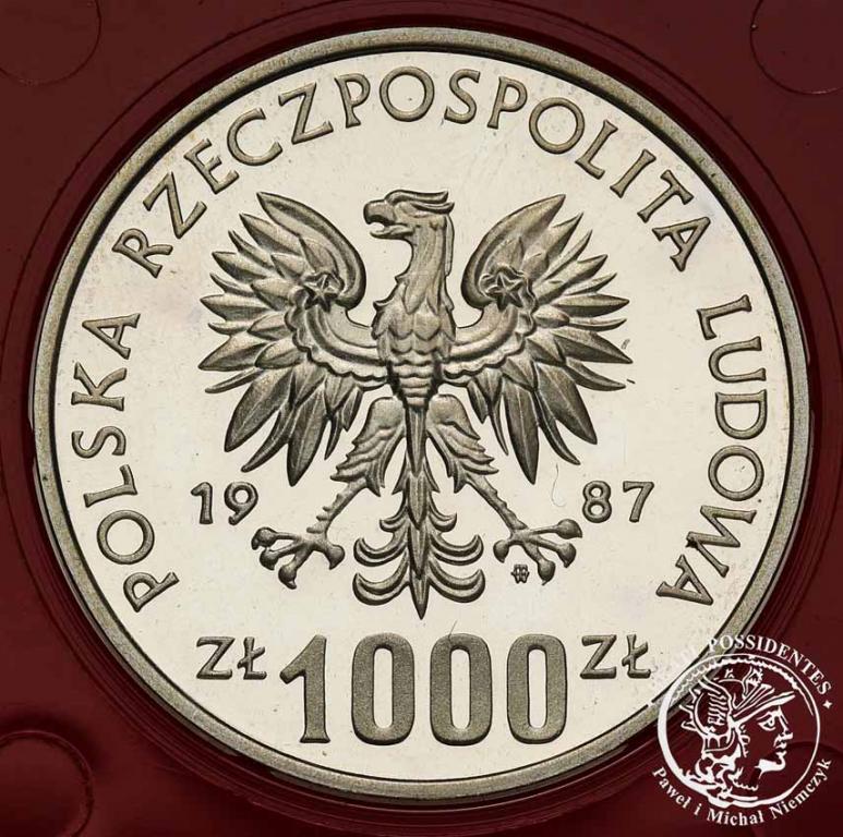 PRÓBA Srebro 1000 złotych 1987 Muzeum Śląskie stL-