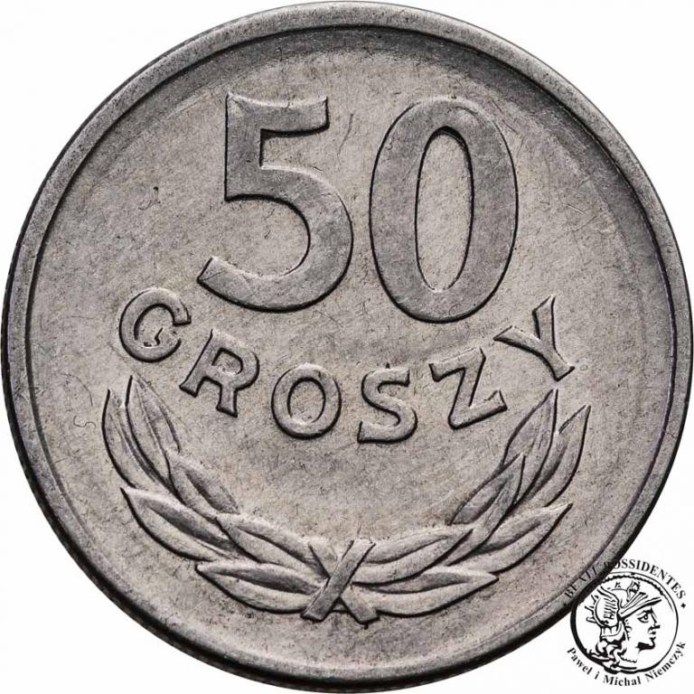 Polska PRL 50 groszy 1968 st.2+