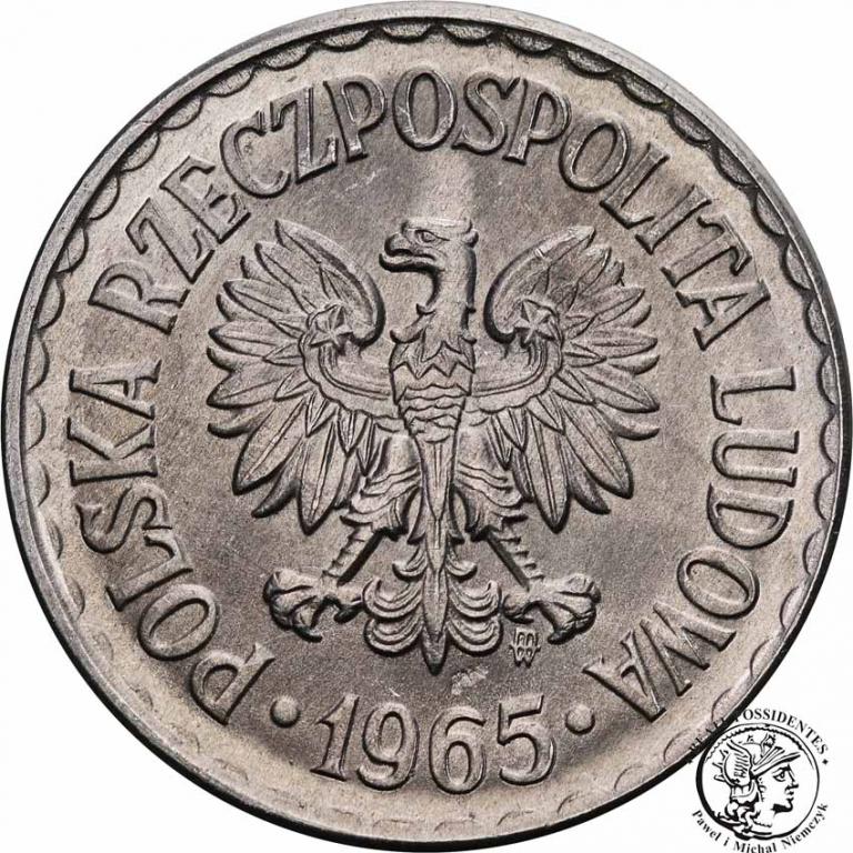 Polska PRL 1 złoty 1965 st. 1