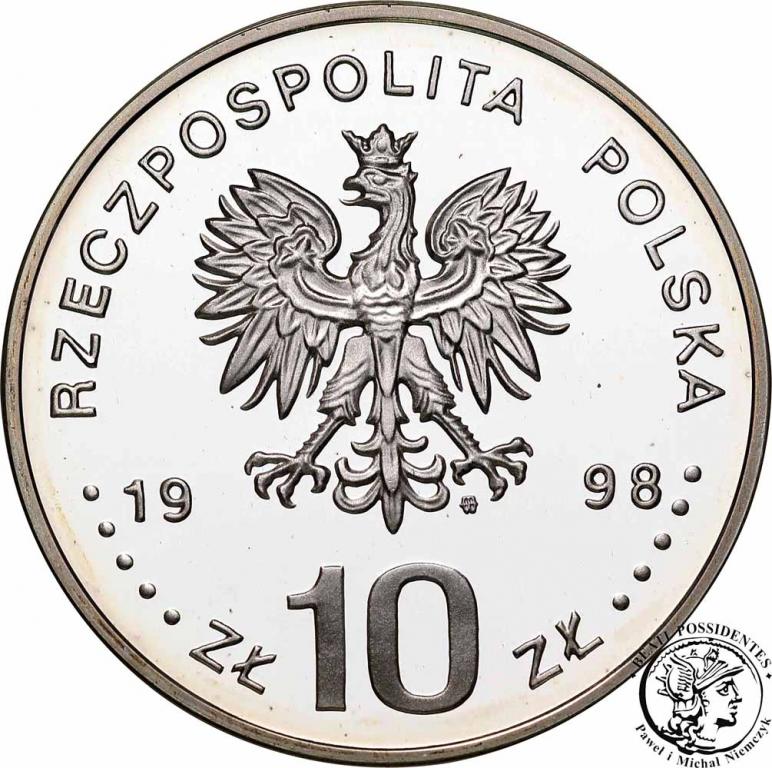 Polska III RP 10 złotych 1998 Fieldorf st.L