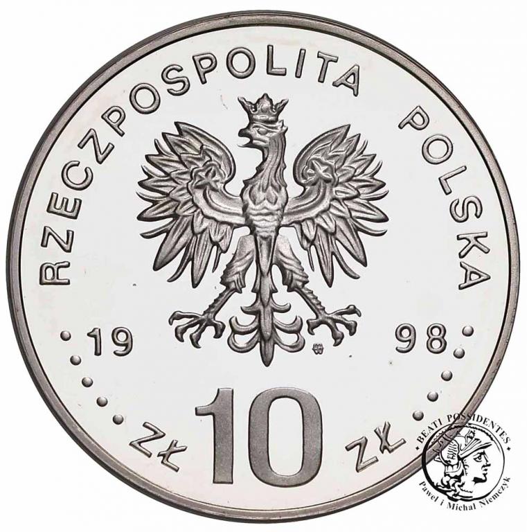 III RP 10 złotych 1998 Zygmunt III Waza półp. st.L