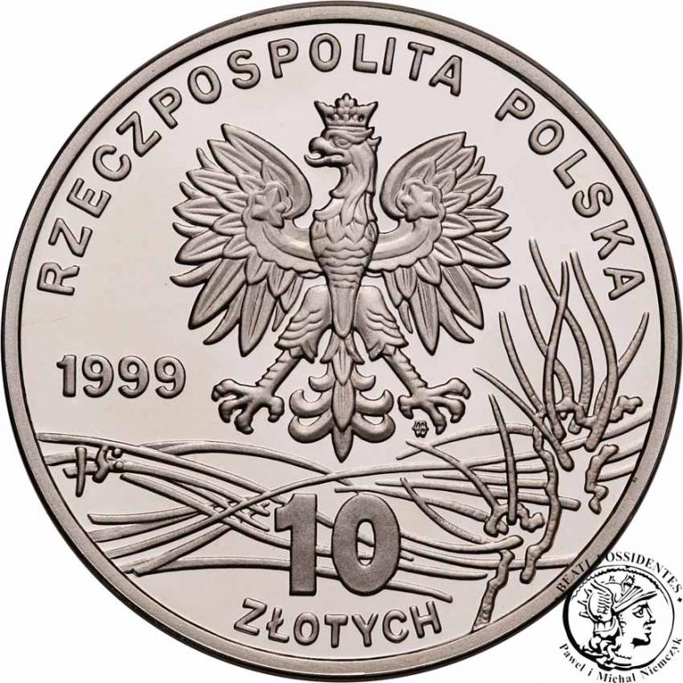 10 złotych 1999 F. Chopin rocznica śmierci st.L