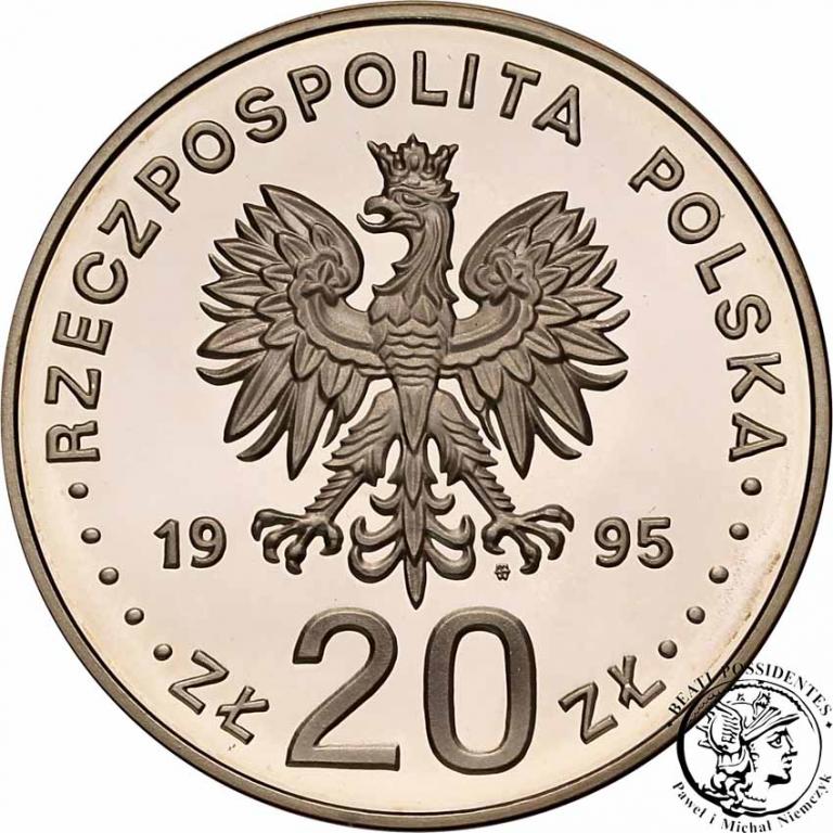 Polska III RP 20 złotych 1995 Katyń st.L