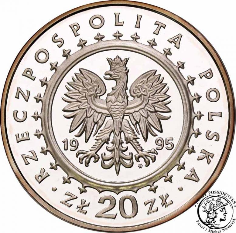 Polska III RP 20 złotych 1995 Łazienki st.L-