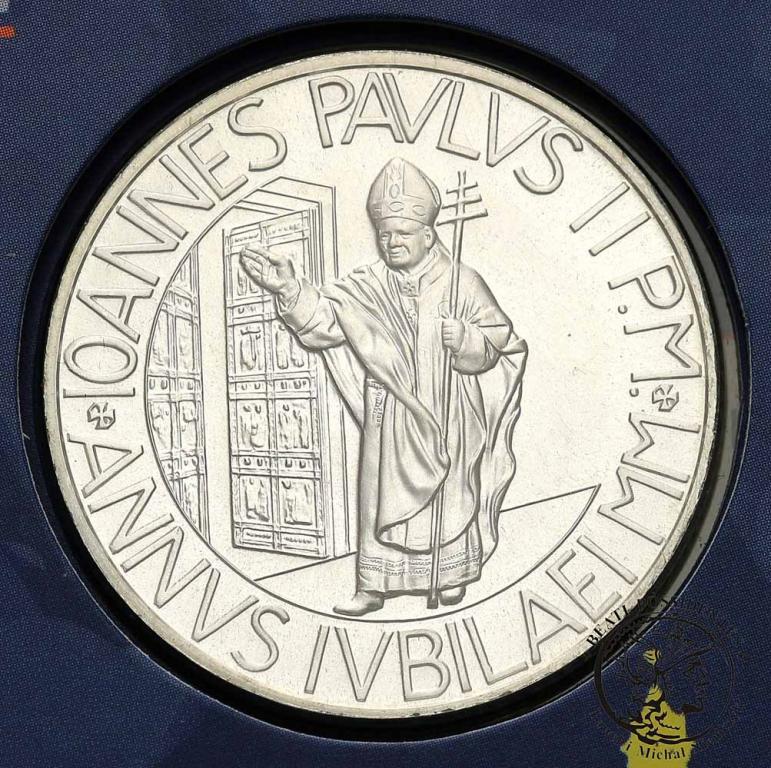Włochy 2000 lirów 2000 Jan Paweł II SREBRO st.1