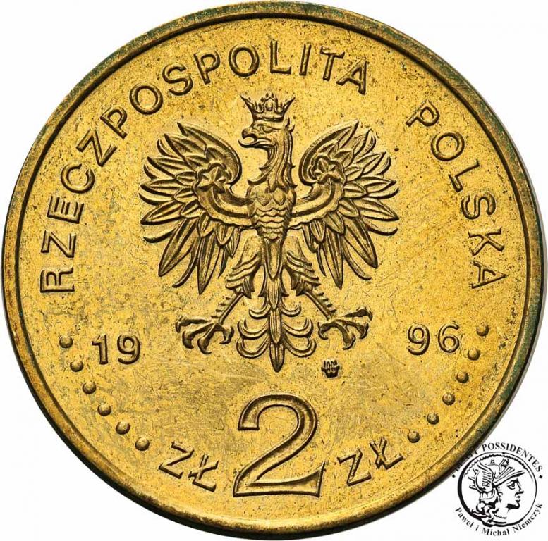 Polska III RP 2 złote 1996 H. Sienkiewicz st.1/1-