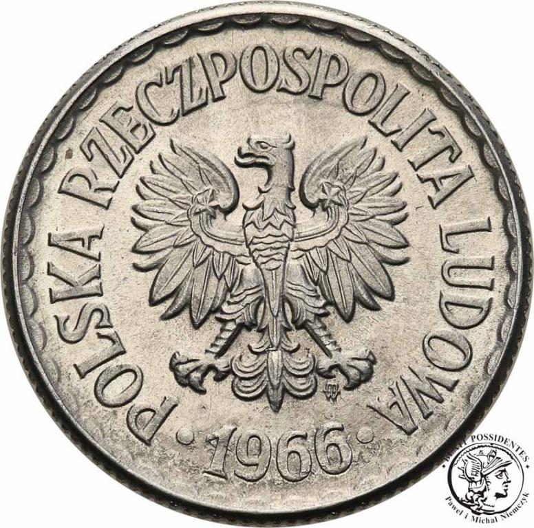Polska PRL 1 złoty 1966 st. 1