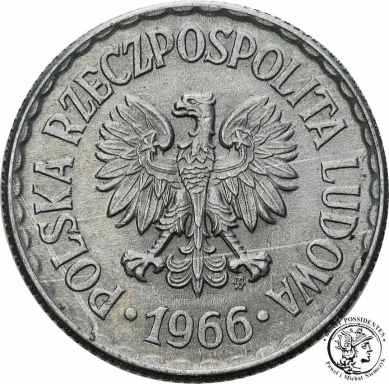 Polska PRL 1 złoty 1966 st. 1