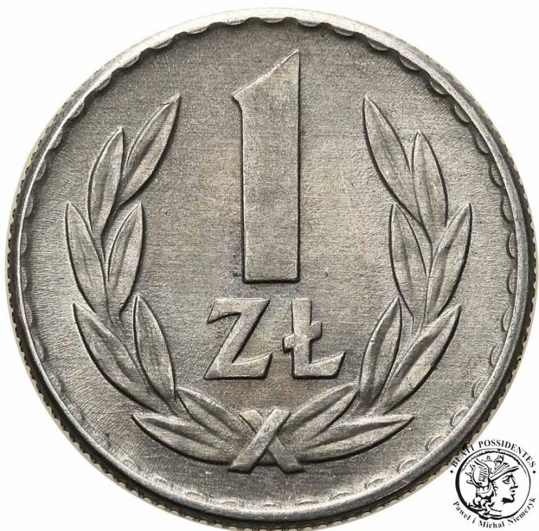 Polska PRL 1 złoty 1966 st. 1-/2+