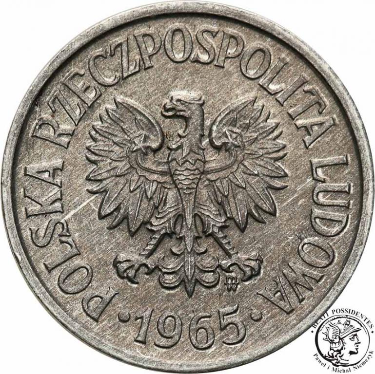 Polska PRL 20 groszy 1965 st. 1