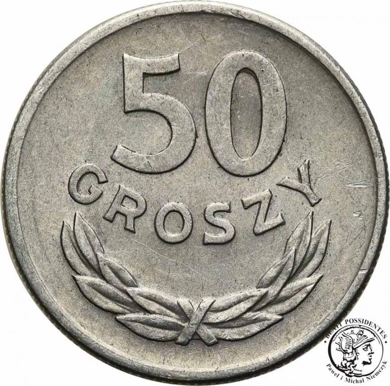 Polska PRL 50 groszy 1965 st. 1-