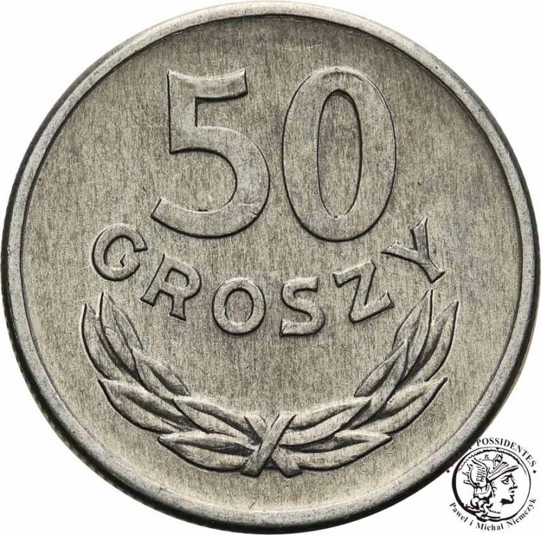 Polska PRL 50 groszy 1965 st. 1