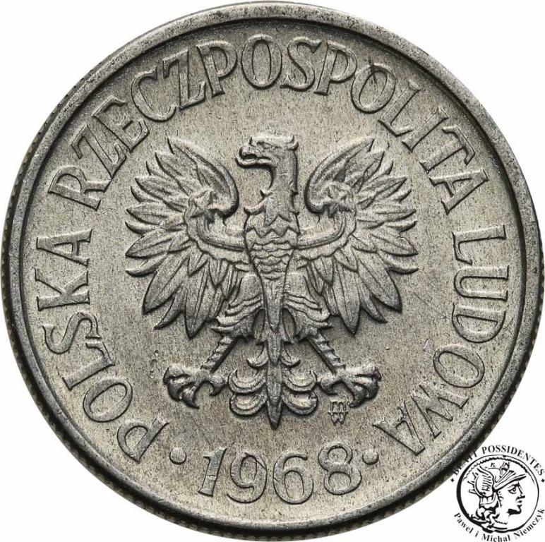 Polska PRL 50 groszy 1968 st. 1/1-
