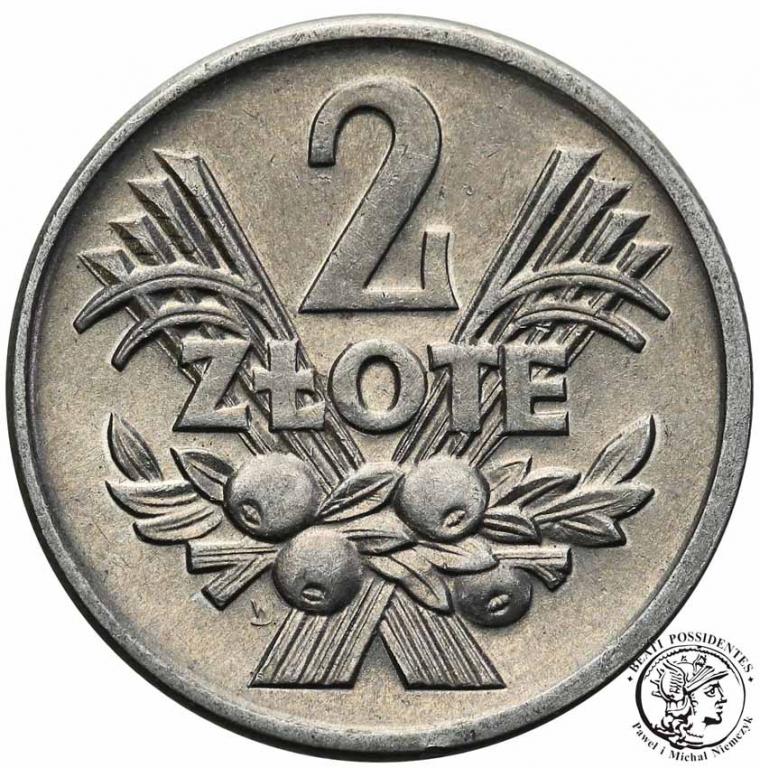 Polska PRL 2 złote 1960 st. 1-/2+