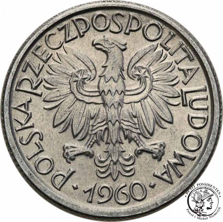Polska PRL 2 złote 1960 st. 1-/2+
