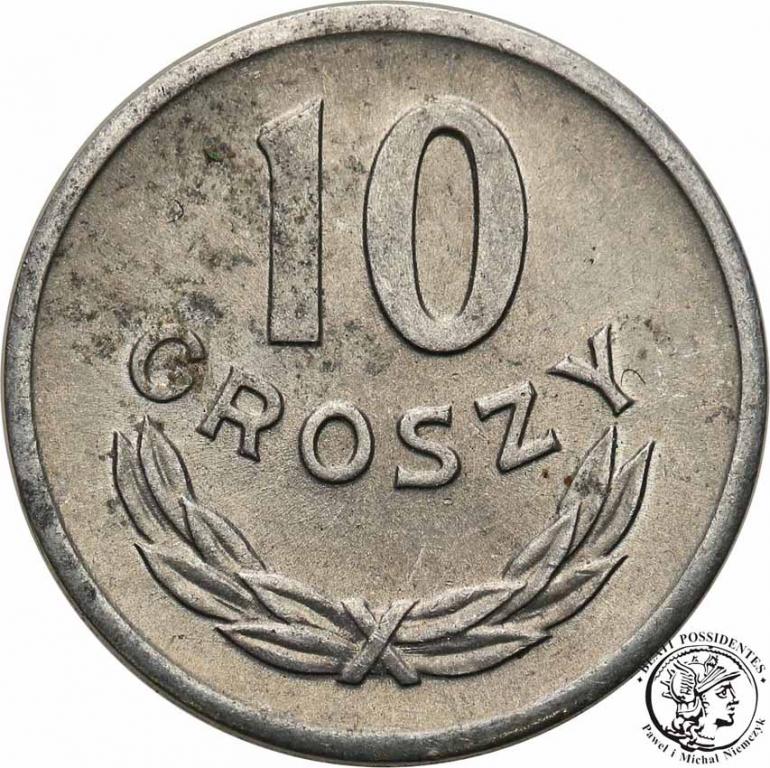 Polska PRL 10 groszy 1963 st. 1-/2+