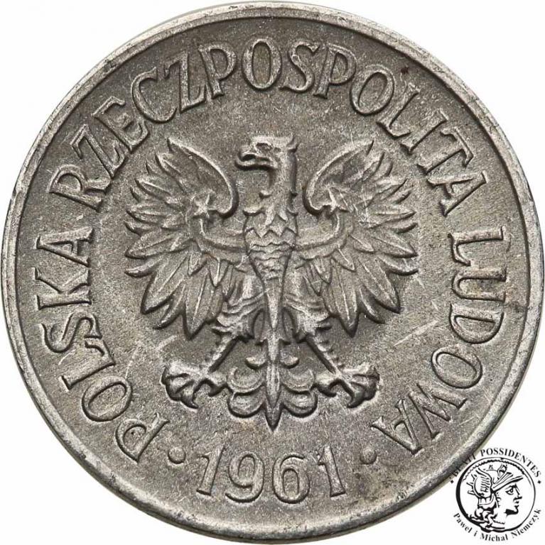 Polska PRL 20 groszy 1961 st. 1-/2+