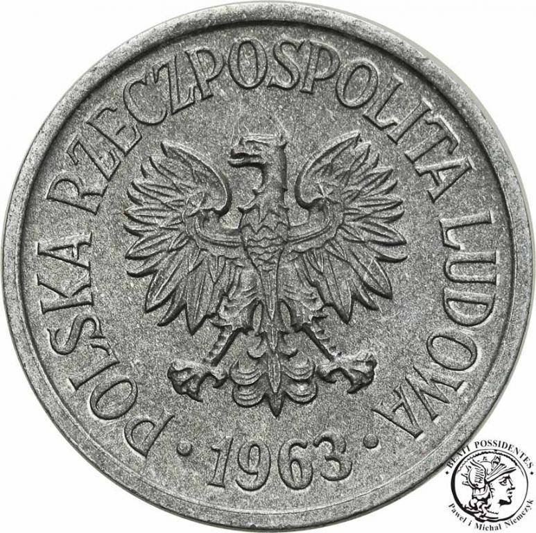Polska PRL 20 groszy 1963 st. 1/1-
