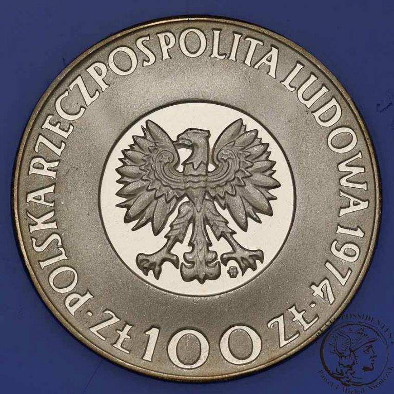 Polska PRL 100 złotych 1974 Kopernik st.L-