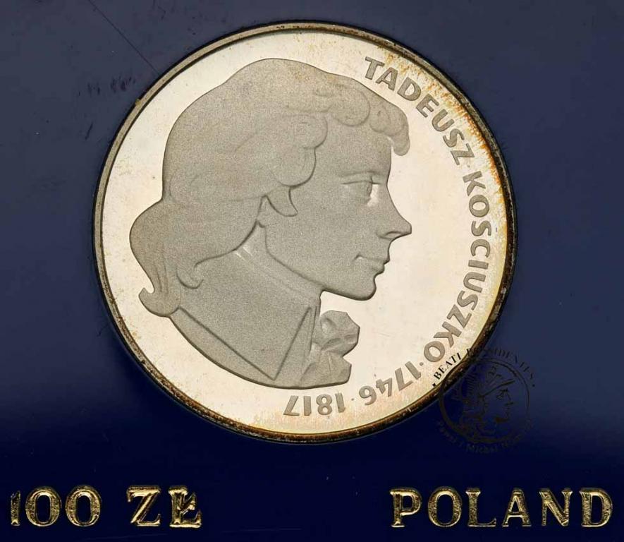 Polska PRL 100 złotych 1976 Kościuszko st.L-
