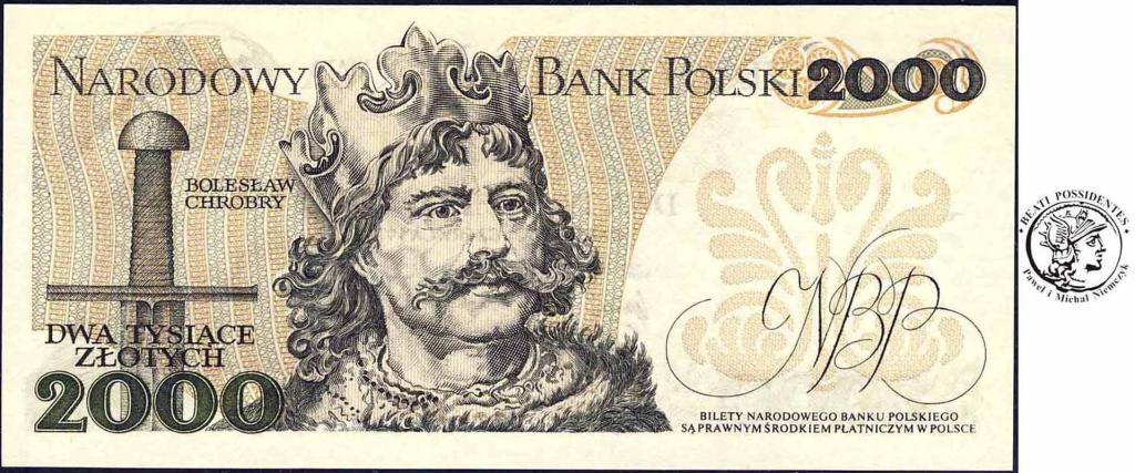 Banknot 2000 złotych 1979 Mieszko I seria S st.1