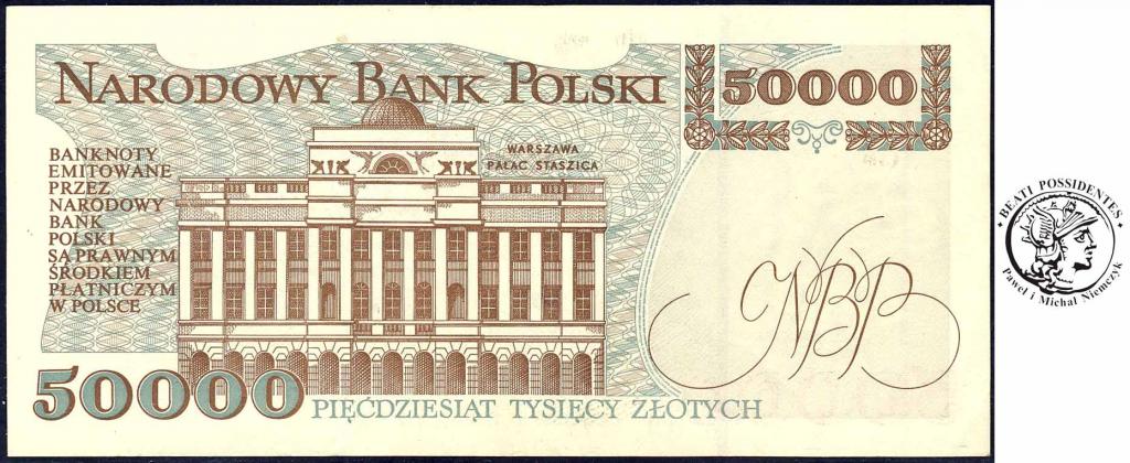 Banknot 50 000 złotych 1993 Staszic seria C st.2-