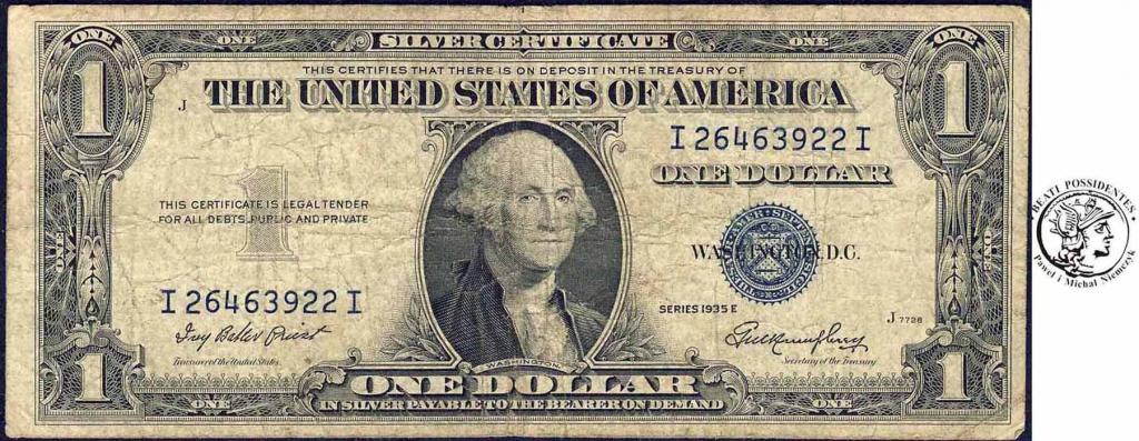 USA 1 $ dolar 1935 E st.3-