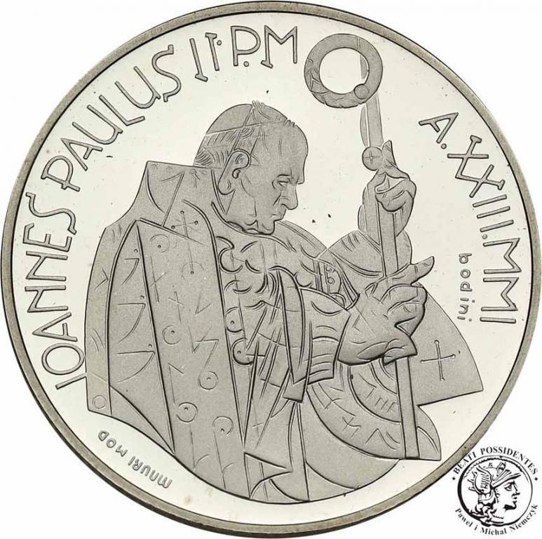 Watykan Jan Paweł II 2000 Lire 2001 lustrzanka stL