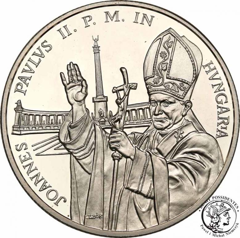 Węgry Jan Paweł II 500 Forint 1991 st. L-