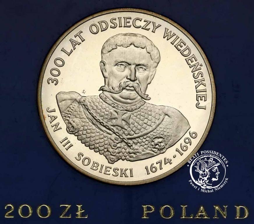 Polska PRL 200 złotych 1983 Odsiecz Wiedeńska stL-