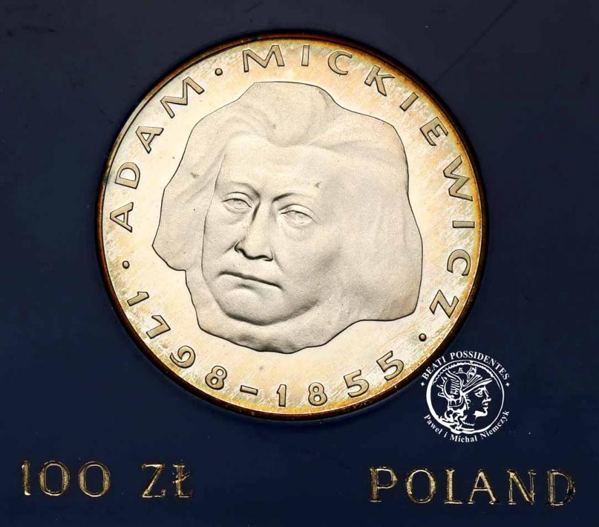 Polska PRL 100 złotych 1978 Adam Mickiewicz st.L-