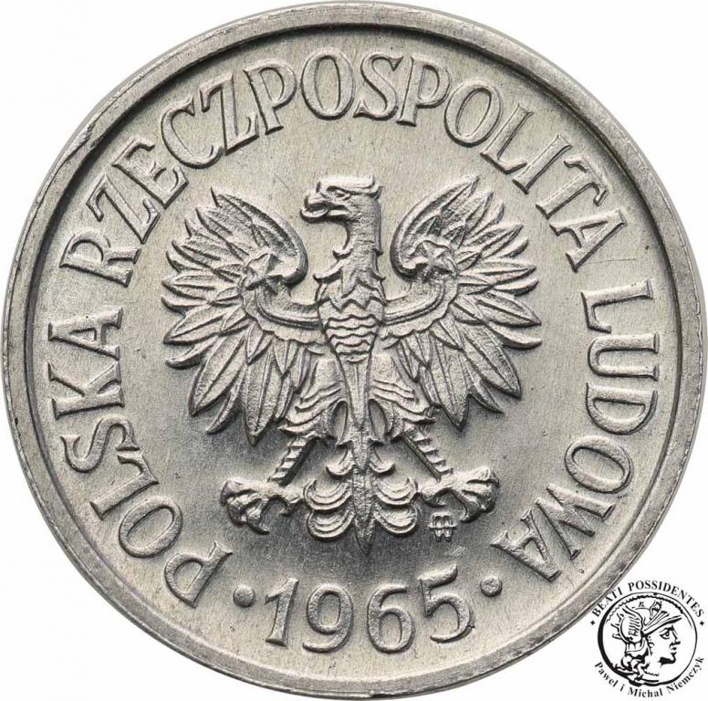 Polska PRL 20 groszy 1965 st.1