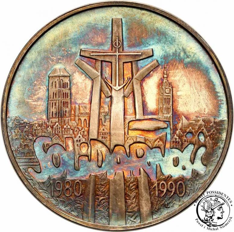 Polska 100 000 złotych 1990 Solidarność typ A st1
