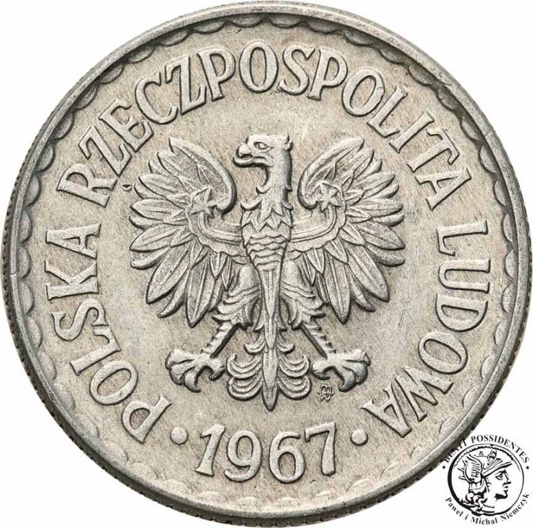 Polska PRL 1 złoty 1967 st.2