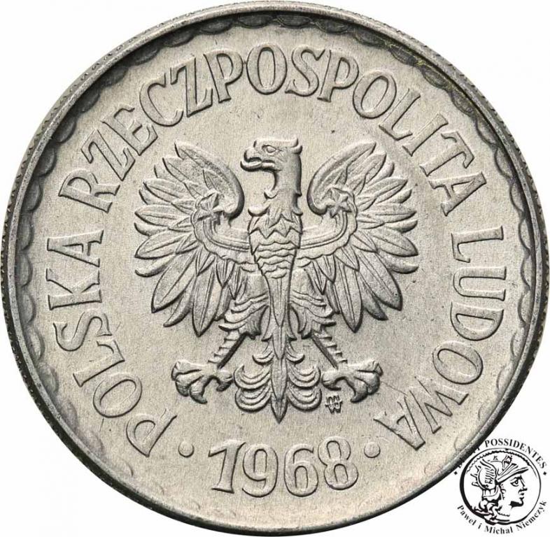 Polska PRL 1 złoty 1968 st.1-