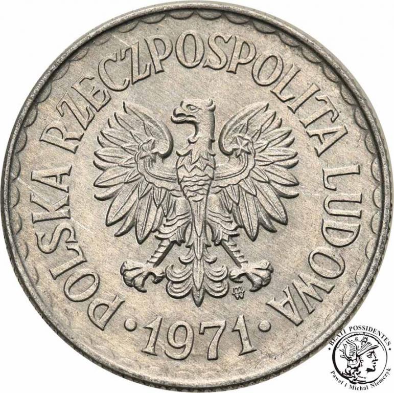 Polska PRL 1 złoty 1971 st.1-