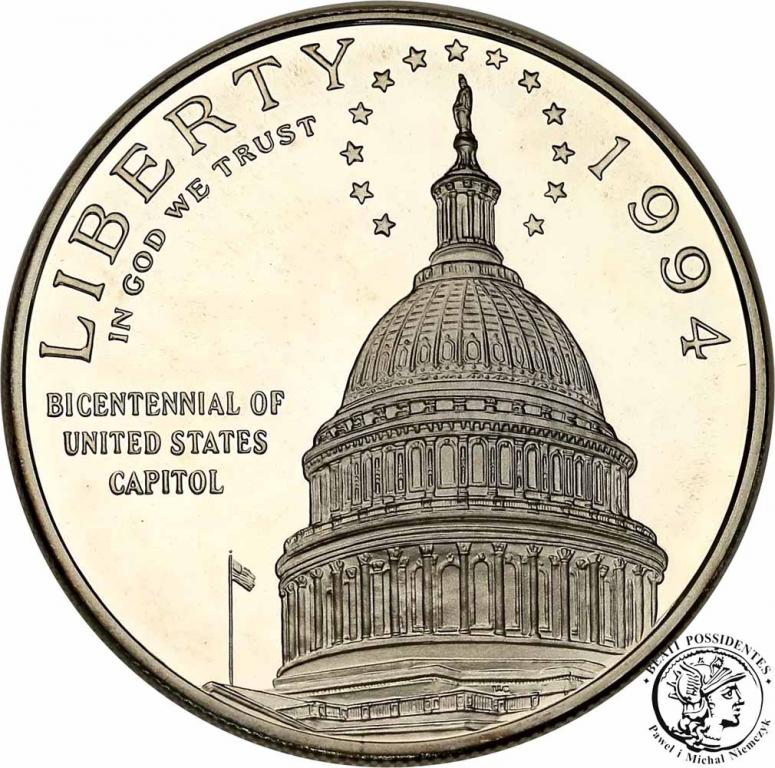 USA 1 dolar 1994 Kapitol st.L