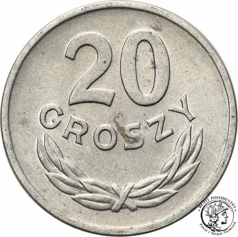Polska PRL 20 groszy 1949 st.1-