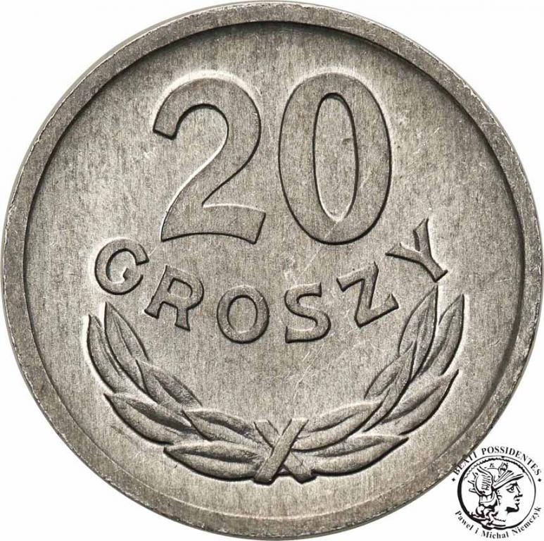 Polska PRL 20 groszy 1968 st.1/1-
