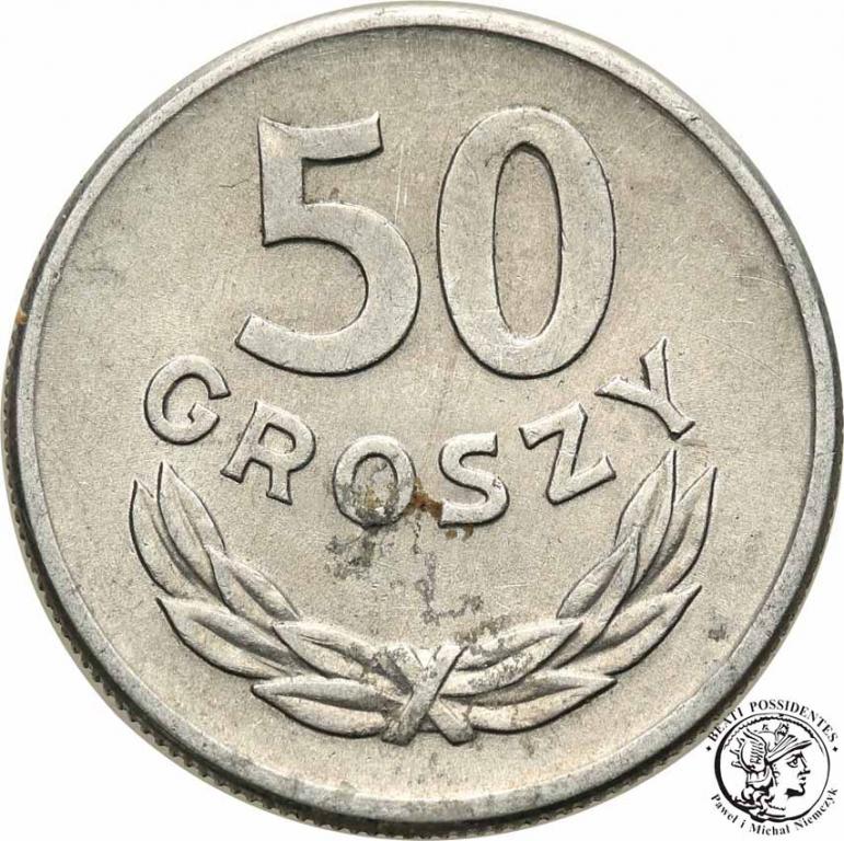 Polska PRL 50 groszy 1965 st. 2