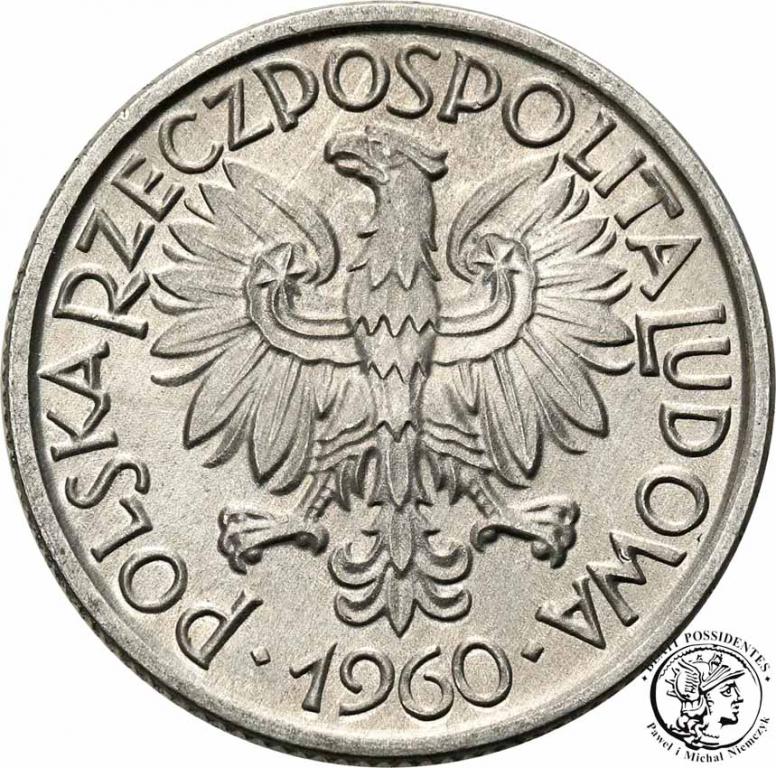 Polska PRL 2 złote 1960 st. 1/1-