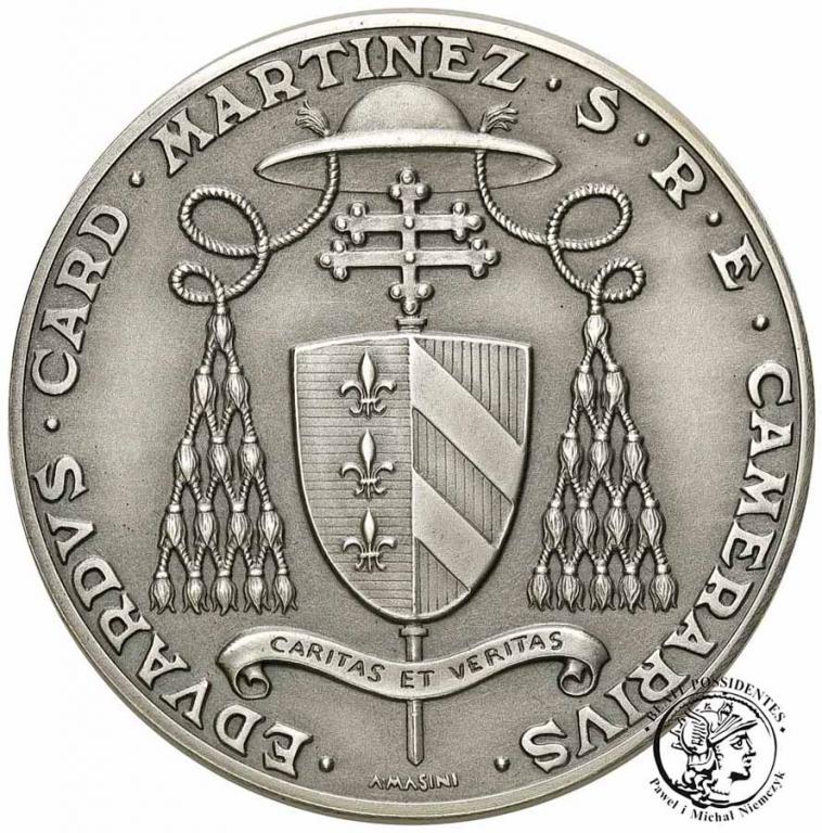Watykan medal 2005 Sede Vacante SREBRO st.1